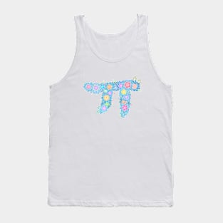 "ㅠ" Floral Letter Hangeul Tank Top